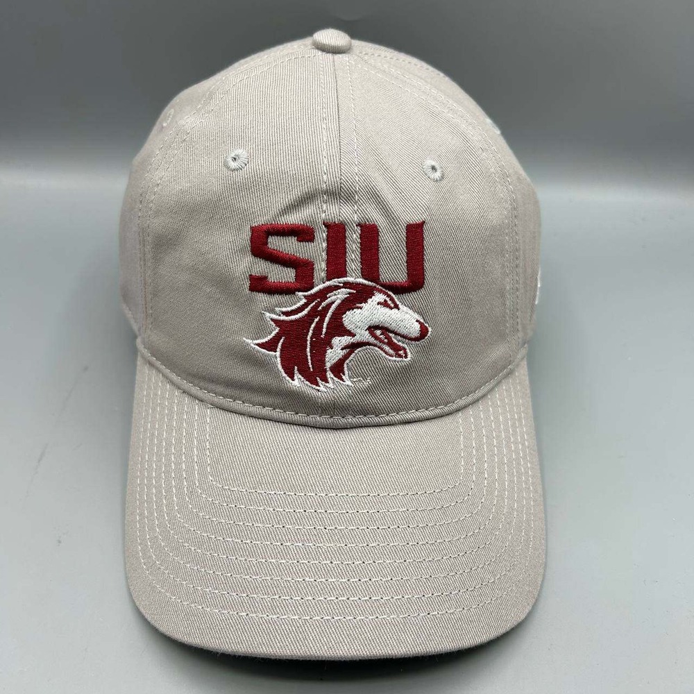 Southern Illinois University Hat Men Gray Under Armour Strap Back Cap Cotton New